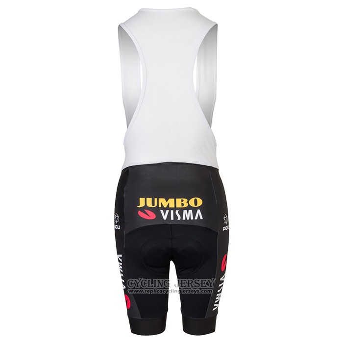 2022 Cycling Jersey Jumbo Visma Yellow Short Sleeve And Bib Short